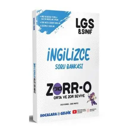 ZORR-O 8.Sınıf LGS İngilizce Soru Bankası - Hocalara Geldik